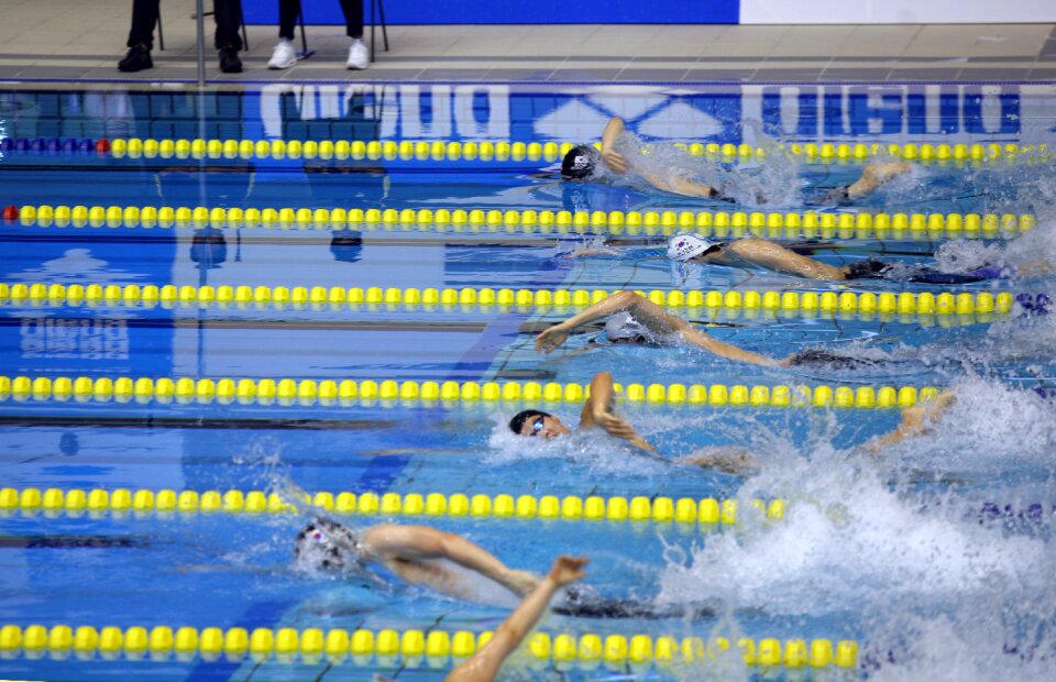 Sport swimming exercise