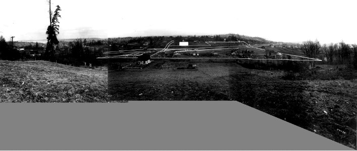 Asahel Curtis panorama of Empire Addition, vicinity of S Orcas St, Seattle (1916) photo