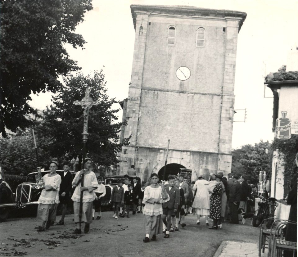 Ascain procession du 15 août 1938