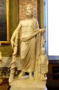 Asclepius, Roman, 2nd century AD, marble - Galleria Borghese - Rome, Italy - DSC04791 photo