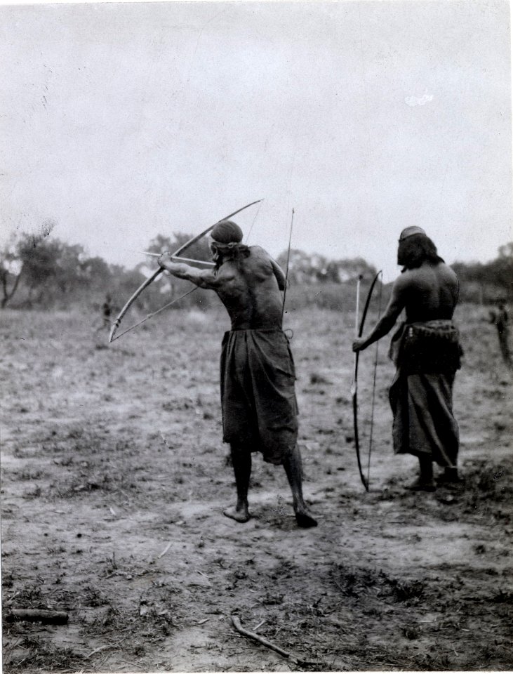 Ashluslay; bågskyttar. El Gran Chaco. Bolivia - SMVK - 0072.0039