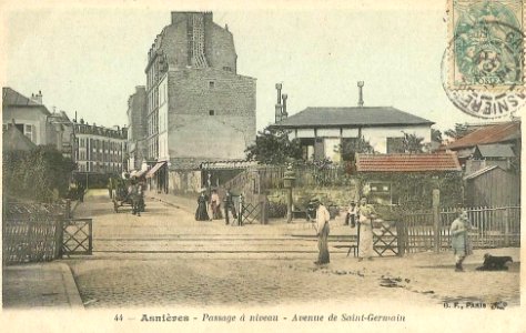 Asnieres-sur-Seine.Avenue de Saint-Germain