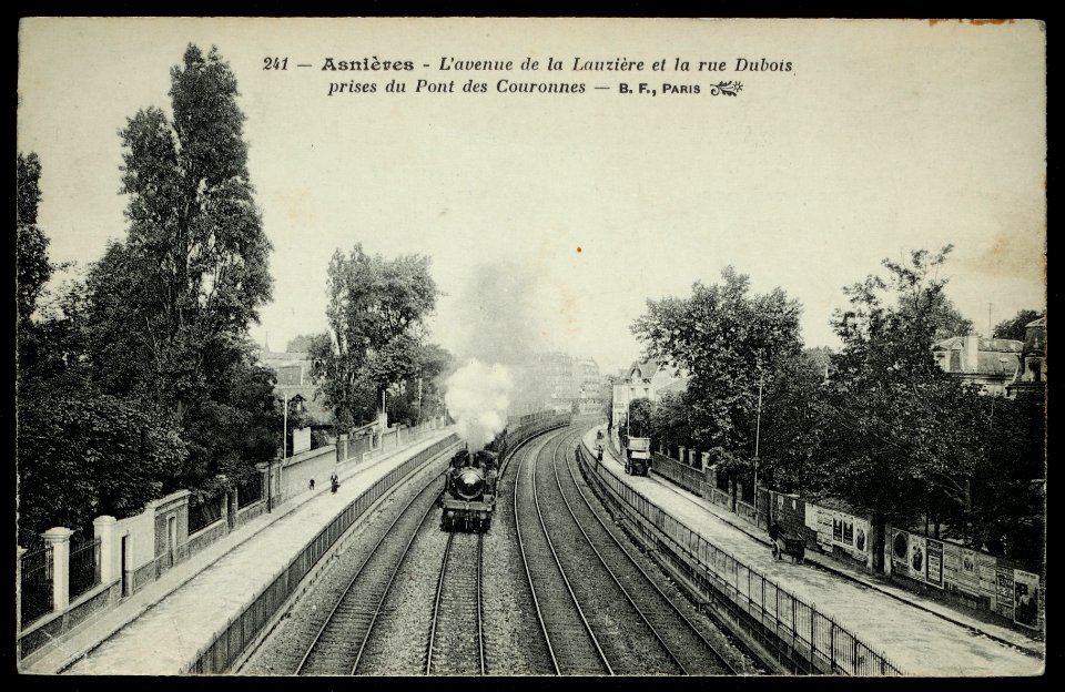 Asnières-sur-Seine.Avenue de la Lauzière.Rue Dubois