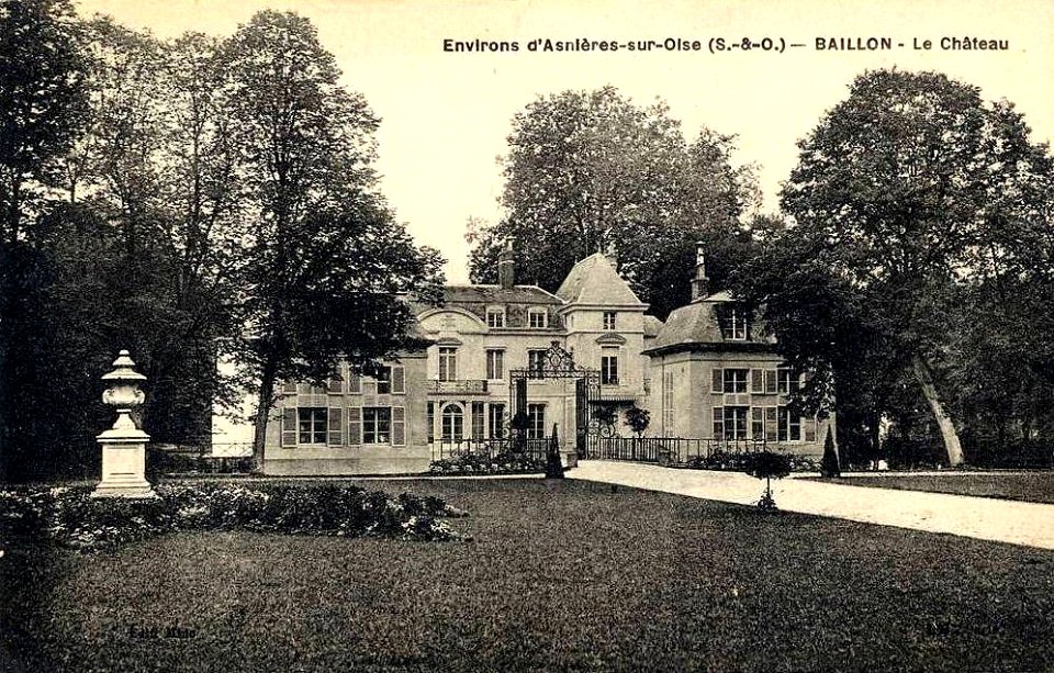 Asnières-sur-Oise (95), château de Baillon