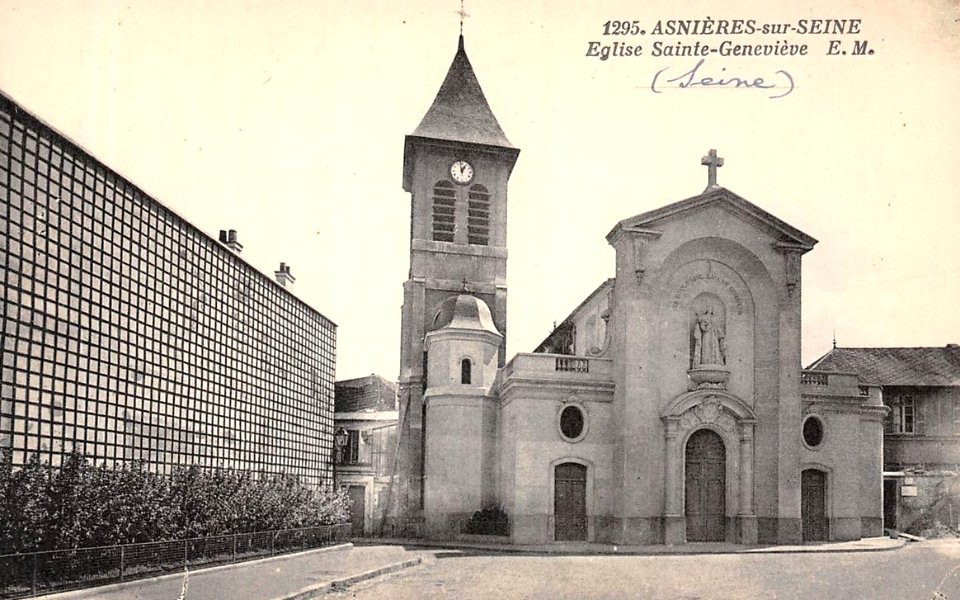Asnières-sur-Seine.Eglise Sainte-Geneviève d'Asnières
