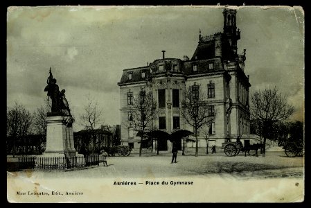 Asnières-sur-Seine.Place du Gymnase