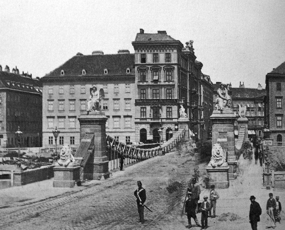 Aspernbrücke um 1875