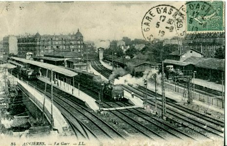 ASNIERES - La gare (intérieur)
