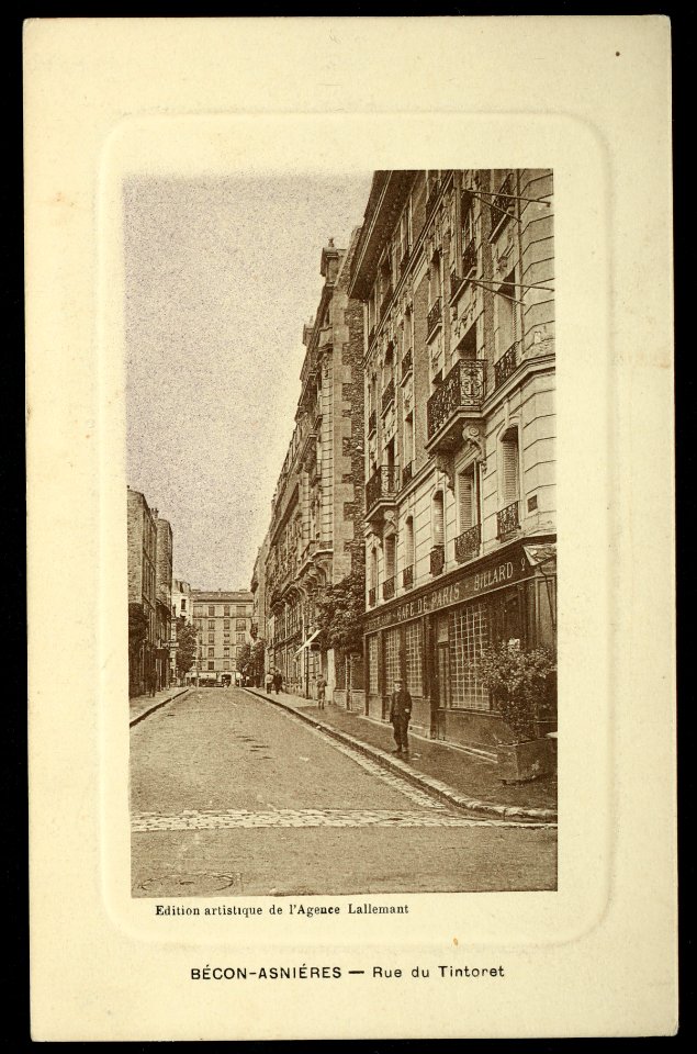 Asnières-sur-Seine.Rue du Tintoret