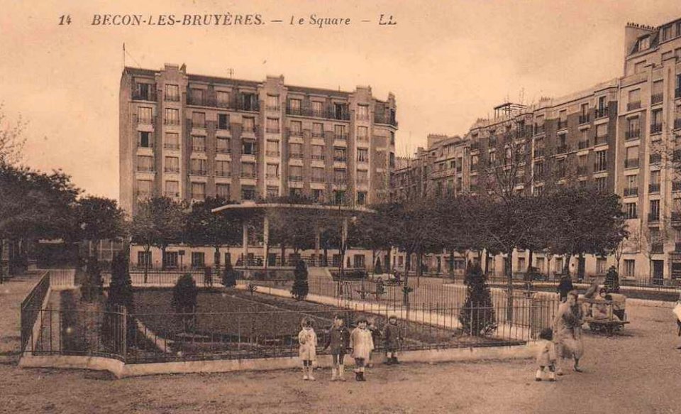 Asnières-sur-Seine.Square Gilbert-Thomain