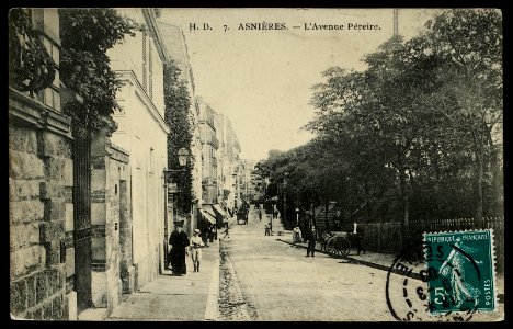 Asnières-sur-Seine.Avenue Péreire