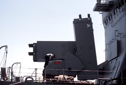 ASROC launcher aboard USS Fanning (FF-1076) DN-ST-82-10494