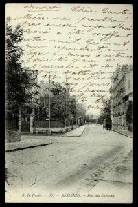 Asnières-sur-Seine.Rue du Château