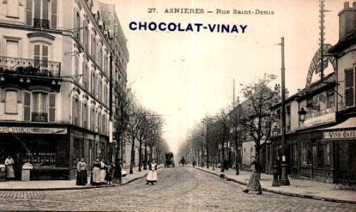 Asnières-sur-Seine.Rue Saint-Denis.2