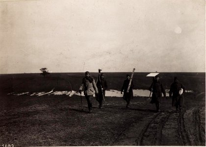 Ass.Löwy auf dem Marsche. (I-III.1918.) K.Vermessg.4. (BildID 15712851)
