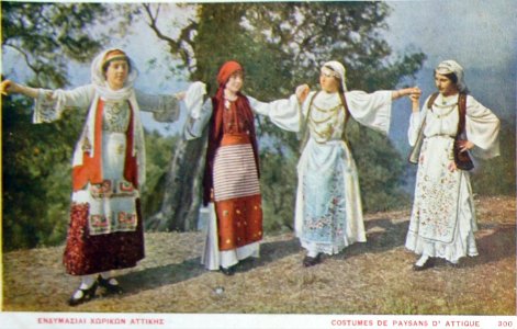 19 novembre 1915 costumes d'Attique