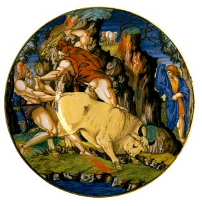 Assiette, Hercule et Cacus - Francesco Xanto Da Rovigo (L 665)