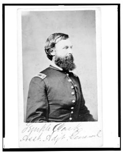 Assistant Adjunct General Temple Clark, Union officer, half-length portrait, facing right LCCN2003673250