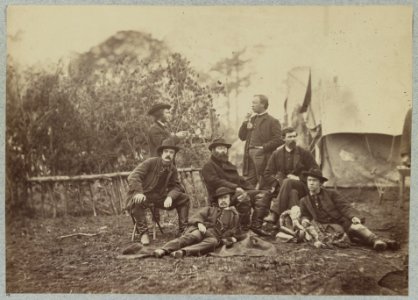 Assistant Engineers at Headquarters Army of Potomac, Brandy Station, Va., January, 1864 LCCN2012648438