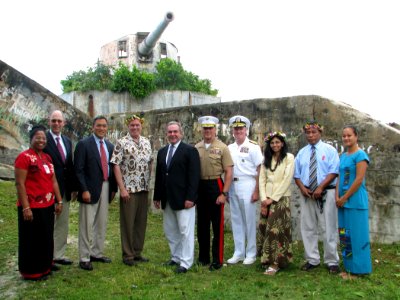 Assistant Secretary Campbell and Kiribati Foreign Secretary Lambourne and other Officials (5879703732)
