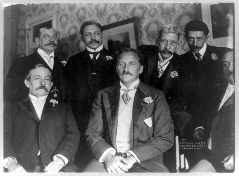 Assistant Secretary of State Robert Bacon and diplomats) - photo by Waldon Fawcett LCCN90706628