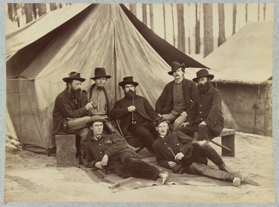 Assistant engineers at headquarters Army of Potomac, November, 1864 LCCN2013647868