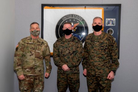 Assistant commandant, other top USMC leaders get look at USSPACECOM capabilities (1)