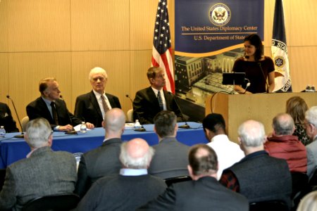Assistant Secretary Michelle Giuda delivers remarks at Embassy in Crisis Diplomats and the Tet Offensive panel discussion
