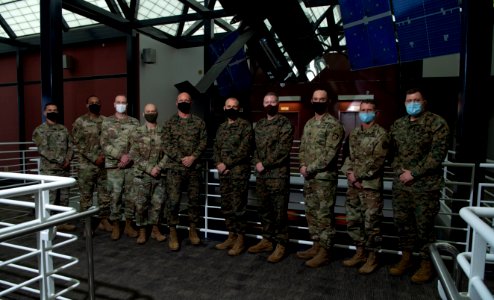 Assistant commandant, other top USMC leaders get look at USSPACECOM capabilities (7)