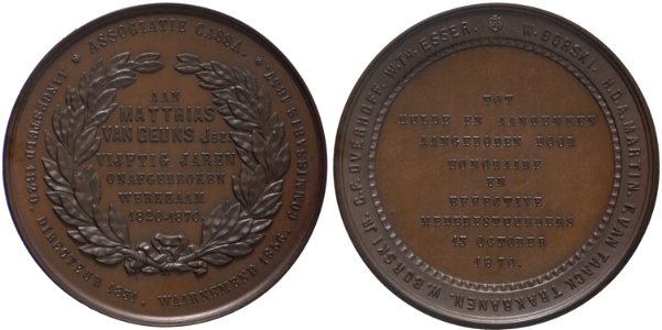 Associatie cassa te Amsterdam t.n.v. Matthias van Geuns, objectnr PA 843