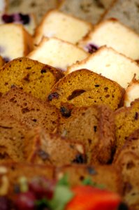 Assortment of breakfast breads