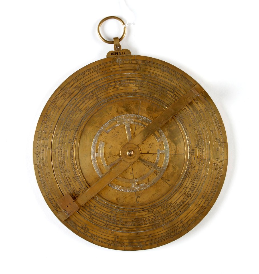 Astrolabium av förgylld mässing, från cirka 1540-1570 - Skoklosters slott - 92890