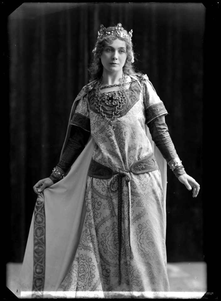 Astri Torsell as Cordelia in Kung Lear at Dramaten 1908 - SMV - GT036