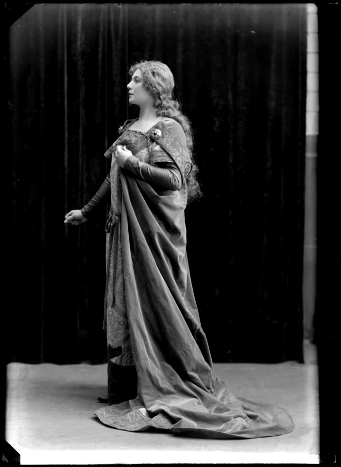 Astri Torsell as Cordelia in Kung Lear at Dramaten 1908 - SMV - GT037