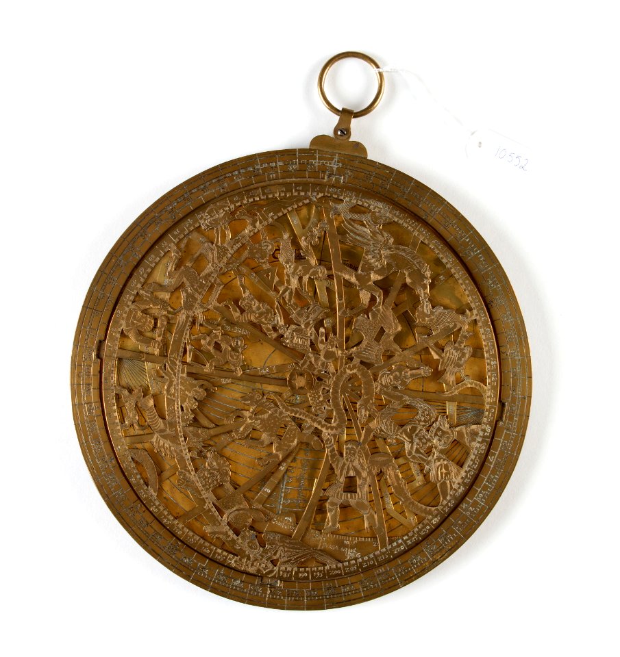 Astrolabium av förgylld mässing, från cirka 1540-1570 - Skoklosters slott - 92889
