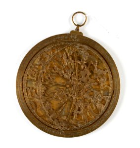 Astrolabium av förgylld mässing, från cirka 1540-1570 - Skoklosters slott - 92889
