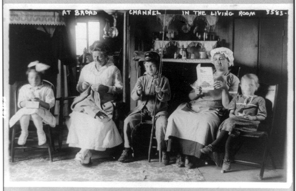 At Broad Channel in the living room LCCN90706207