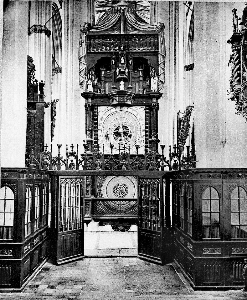 Astronomische Uhr in der Marienkirche - 1870-80