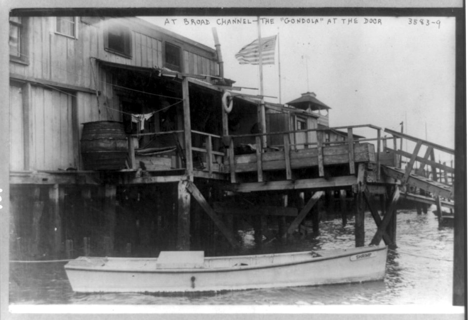 At Broad Channel-the gondola at the door LCCN90706208