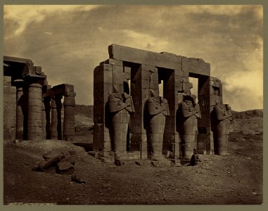 At Memnonium. Thebes LCCN2004672021