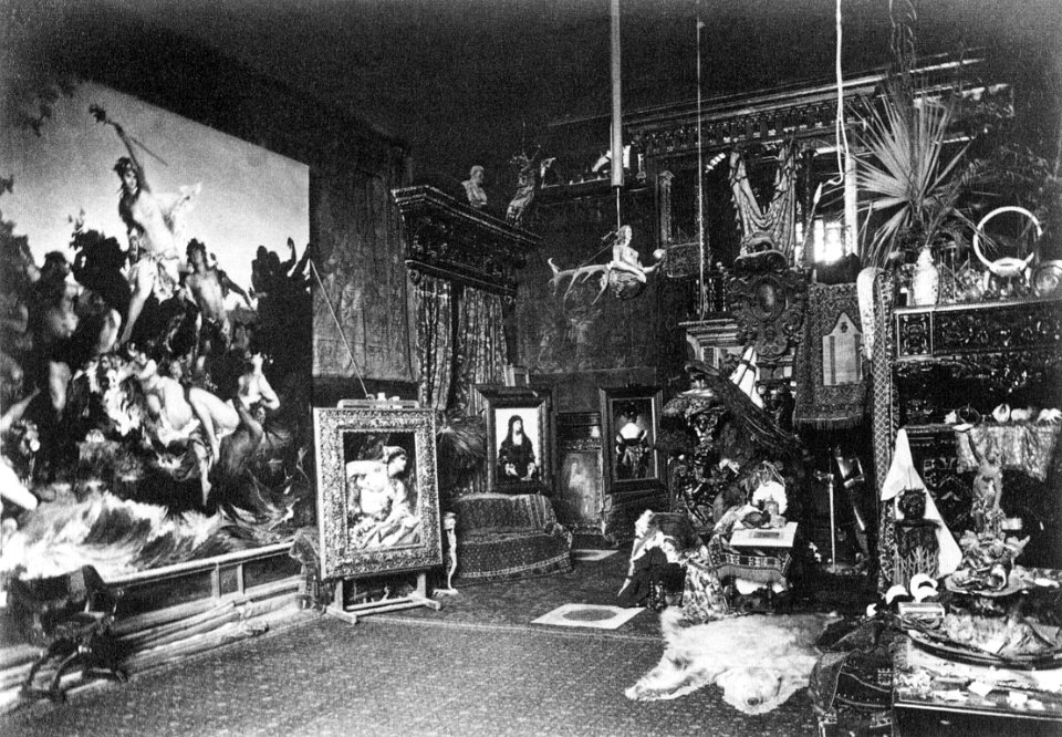 Atelier of Hans Makart, ca. 1875