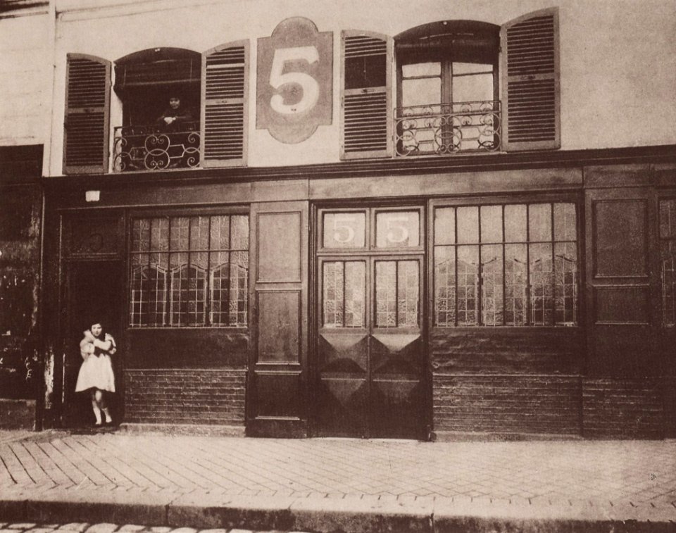 Atget, Eugène - Alte Häuser, alte Straßen, pittoreske Ansichten, Das Haus No. 5 (Zeno Fotografie)