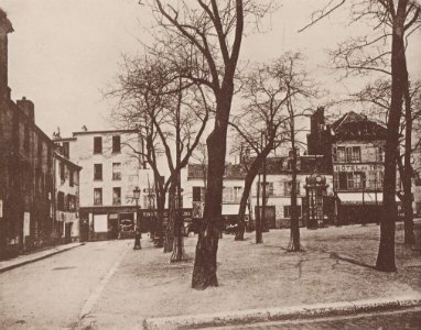 Atget, Eugène - Alte Häuser, alte Straßen, pittoreske Ansichten, Place du Tertre (Zeno Fotografie)