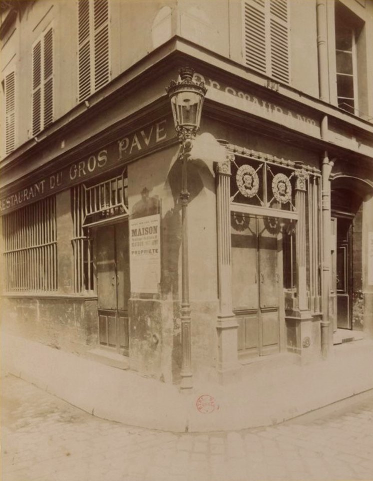Atget Eugène-Cabaret du Gros Pavé-1910