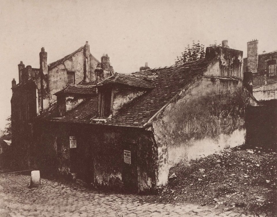 Atget, Eugène - Alte Häuser, alte Straßen, pittoreske Ansichten, Rue du Mont Cenis, Montmartre (Zeno Fotografie)