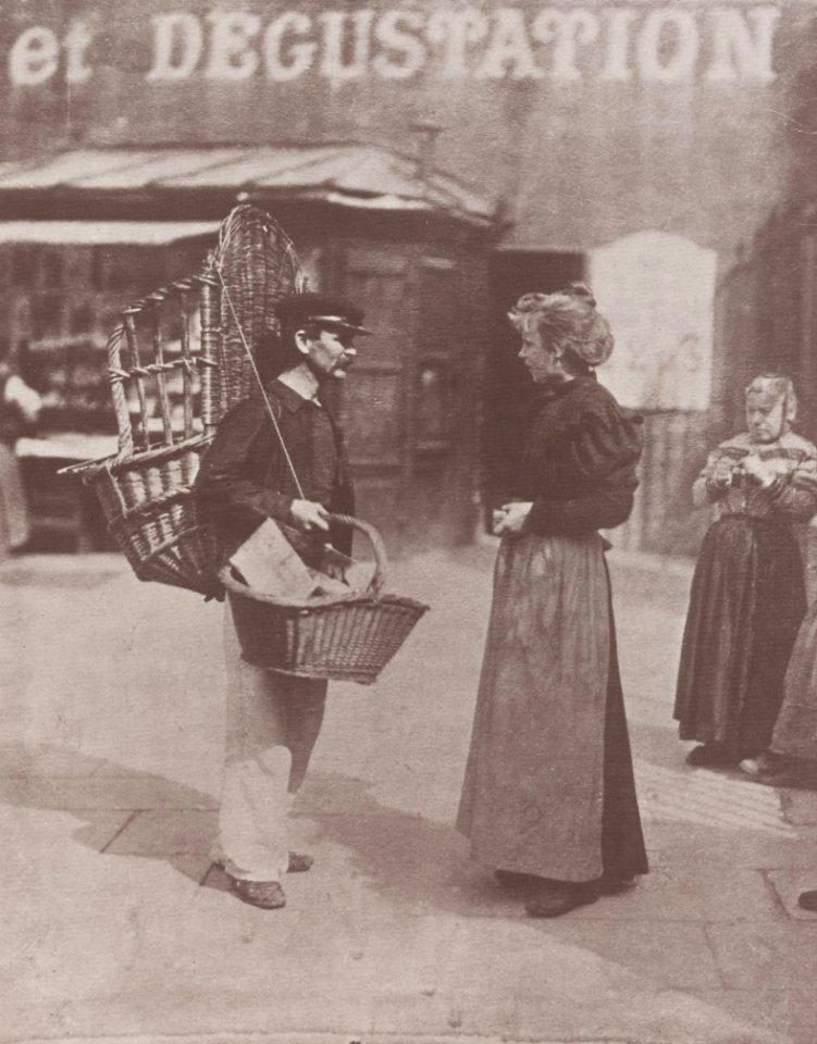 Atget, Eugène - Leben und Arbeitswelt, Straßenhändler (Zeno Fotografie)