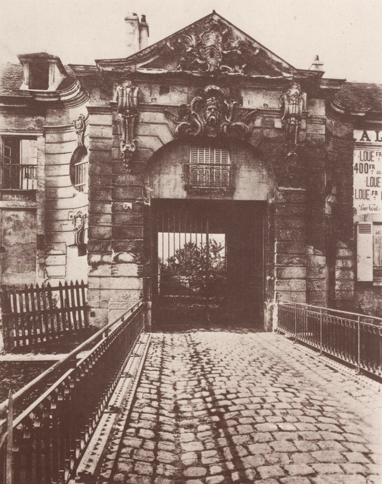 Atget, Eugène - Historische Stätten, Alter Besitz der Orléans in Stains (Zeno Fotografie)