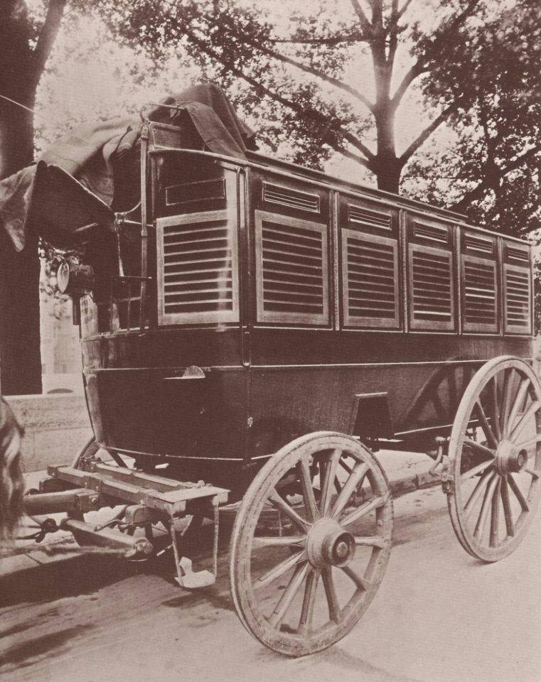 Atget, Eugène - Wägen, Gefängniswagen (Zeno Fotografie)