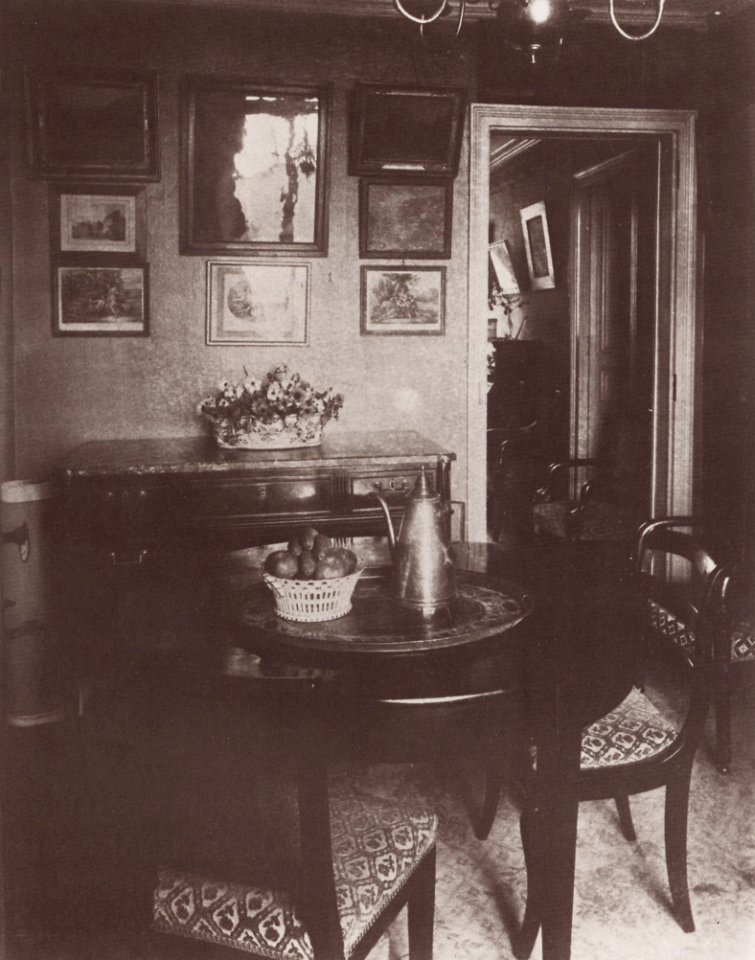 Atget, Eugène - Interieurs, Speisezimmer eines Industriellen, Rue Lapic (Zeno Fotografie)