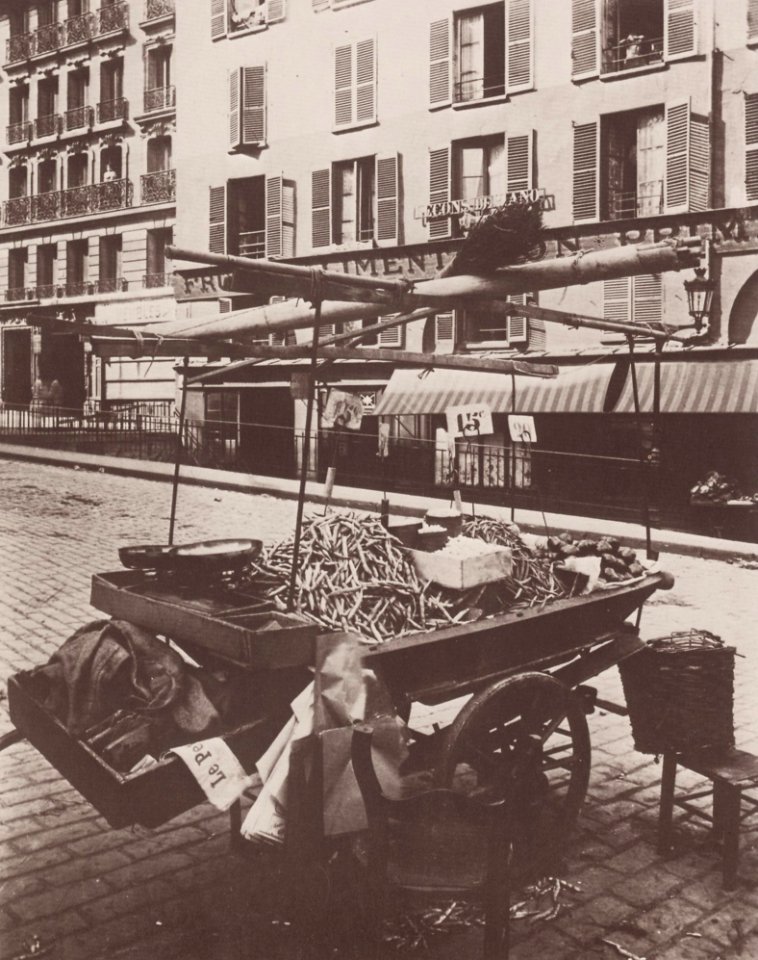 Atget, Eugène - Läden und Auslagen, Gemüsekarren (Zeno Fotografie)
